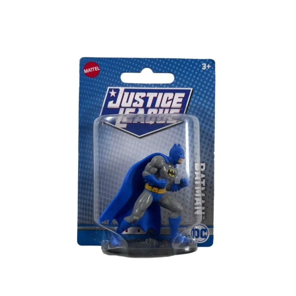 Justice League Action Figure Set Batman Superman & The Flash Mattel Cake Toppers